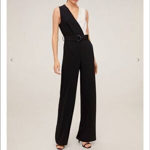 MNG Bicolour long jumpsuit